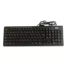 Teclado Rca Multimedia T-150 - Super Slim - Negro