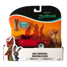 Zootopia Vehiculos Autos De Nick O Judy Con Muñeco Disney