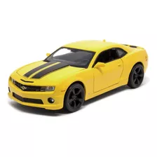 Miniatura Chevrolet Camaro Ss Amarelo 2010 1/24 Maisto