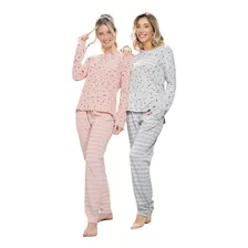 Pijama De Invierno Lencatex, De Algodón S Al Xxxl