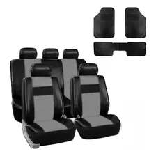 Fundas Asiento Cuerina Vw Gol Trend Voyage + Alfombra 3 Pzs