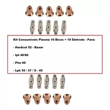 Plasma Ipt 40/60 Ptm 60 Lph 35/37 S45 10 Bicos 10 Eletrodos