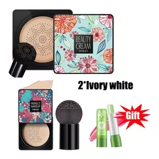 2 Unidades Bb Beauty Cream Base Crema Impermeable+esponja