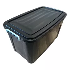 Organizador Caja Rectangular 30 Litros Con Traba Multiuso