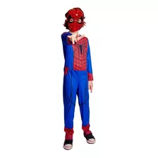 Fantasias Homem Aranha Com Enchimento E Mascara Infantil