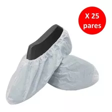 Cubrecalzado Bajo Con Elástico Descartable X 25 Pares