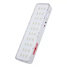 Luminaria Luz De Emergencia 30 Leds 2w Ourolux Cor Branco 110v/220v