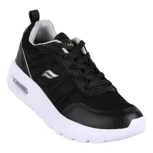 Tenis Deportivo Mujer Negro Lady One 08604006