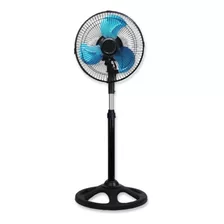 Ventilador 3 En 1 Mio Ven-10mo Negro Con 3 Palas Color Azul De Metal, 10 De Diámetro 220 v