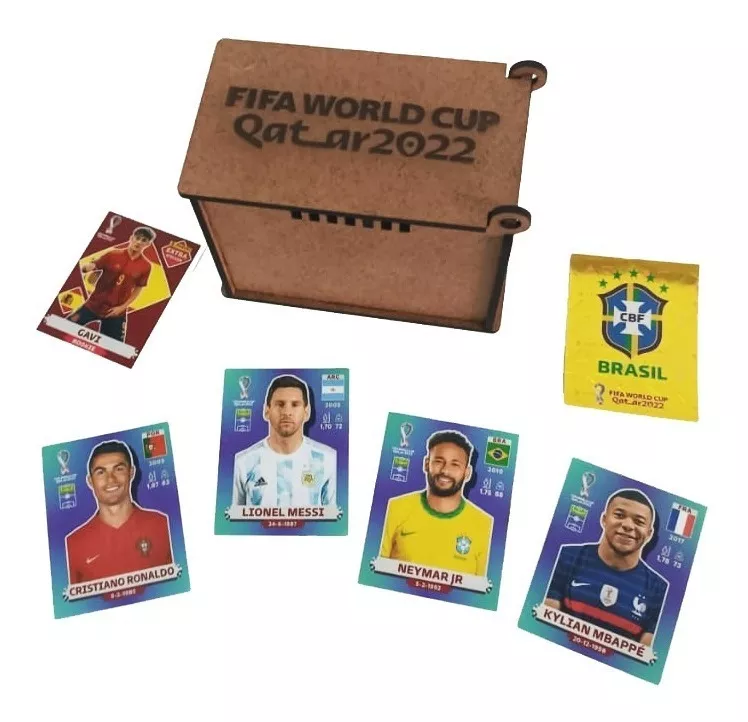 Porta Figurinhas Da Copa Do Mundo Qatar 2022 - 480 Figurinha
