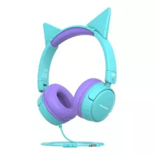 Promate Jewel.aqa Headphones P/niños C/mic 3.5mm Celeste