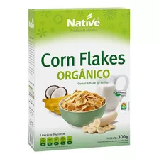 Cereal Matinal Corn Flakes Orgânico 300 Gr Native