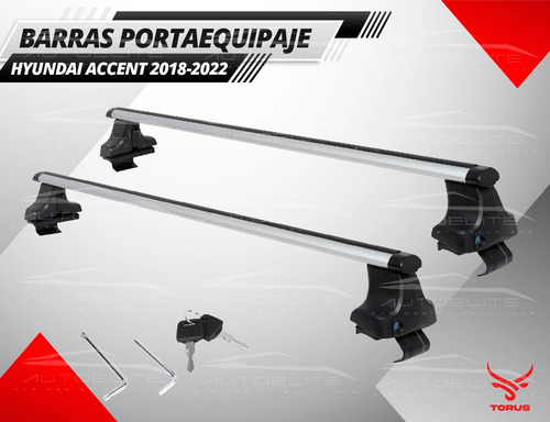 Barras Portaequipaje Para Accent Hyundai 2019 2020 2021 2022 Foto 2