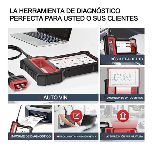 Escaner Obd2 Thinkcar Thinkscan Plus S7 Inyector Aceite Immo Foto 6