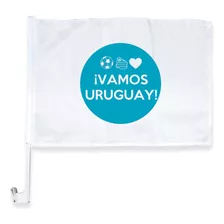 Bandera Para Auto Vamos Uruguay Fútbol