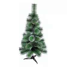 Árvore De Natal Nevada 60 Cm De Luxo Turquesa Pinheiro Festa Cor Verde Com Pontas Brancas