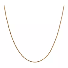 Colar Masculino Banhada 18k Fininha Discreta Dourado Cordão