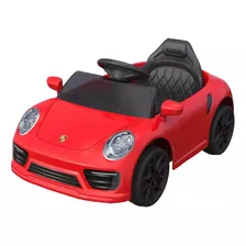 Carrinho Carro Elétrico Porsche Com Controle Remoto Vermelho