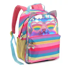 Mochila Infantil Menina Paete Brilho Lantejoula Barata Linda