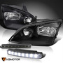 05 06 07 Ford Focus Zx4 Projector Headlights Halo Ccfl B Zzh
