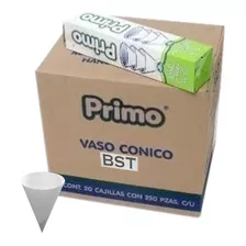Vaso Cónico De Papel Primo® No. 106 Caja Con 5000 Piezas 