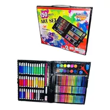 Kit De Arte Portátil: 150 Crayones De Colores Para Niños