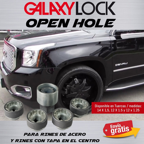 Galaxylock Open Hole Spark Tuercas Oferta! Foto 4