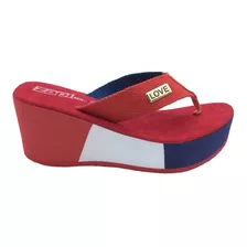 Sandalias Plataformas Para Mujer 195 Multicolor