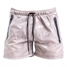 Short De Verano 3 Bolsillos Con Cierre, Camuflaje Running