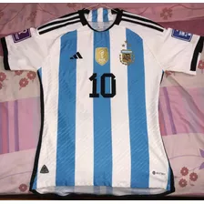 Camiseta De Argentina Con Las 3 Estrellas