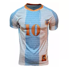 Camiseta Futbol Kapho Argentina Letras Himno Nacional Niños