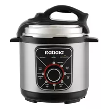 Panela De Pressão Elétrica Itatiaia Essencial 3l 700w Inox Preto 220v