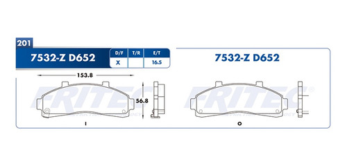 Balatas Delanteras B2500 1998 Fritec 2.5l Mazda Foto 4