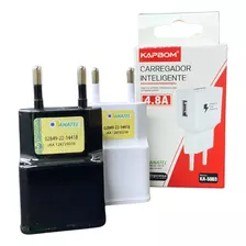 Fonte Carregador Celular Tomada Plug Adaptador Usb 5v 4.8a