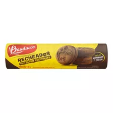 Biscoito Recheio Duplo Chocolate Bauducco Recheados Pacote 140g