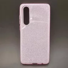 Carcasa De Silicona Rosa Brillante Para Samsung Sam A30s