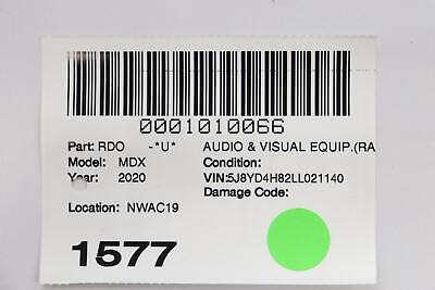 2018 2019 2020 Acura Mdx Radio Audio Amplifier Control M Yyz Foto 10