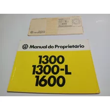 Manual Proprietário Vw Fusca 76 1976 77 1977 Original -