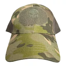 Gorro Jockey Logo Calavera Táctica Militar Airsof