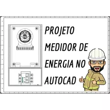 Bloco Dinâmico Auto Cad Medidor De Energia Completo