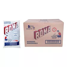 Caja 5 Pack Detergente En Polvo Roma Multiusos De 1 Kg C/u