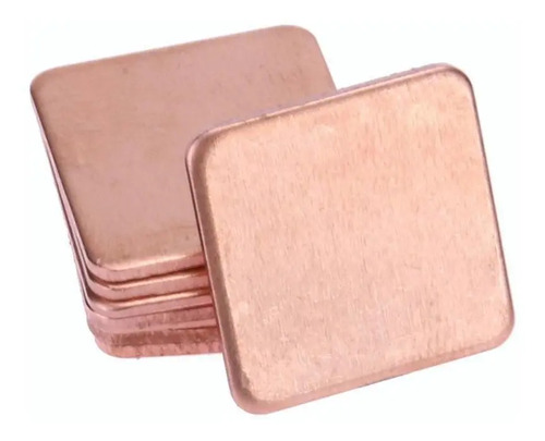 Disipador Cobre Plano Gpu Cpu Ci 15 X 20 X 1mm