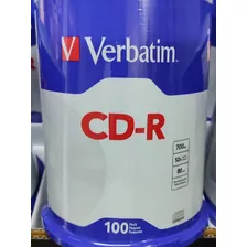 Cd Virgen Verbatim Cd-r 700mb 52x 80min 100% Original