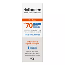 Protetor Solar Helioderm Facial Sem Cor Fps 70 50g