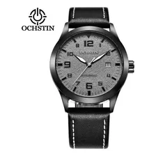 Reloj Mecánico De Lujo Ochstin Leather Calendar