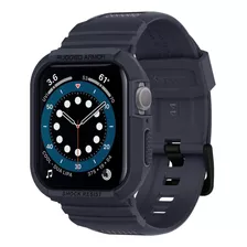 Case Spigen Rugged Armor Pro Para Apple Watch Se 1/2 44mm Nv