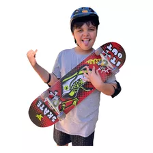 Kit Skate Infantil Criança C/proteção Tenis Radical Até 50kg