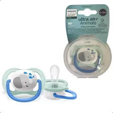 Chupeta Ultra Air 0-6m Unitária Elefante Avent - Scf081/06