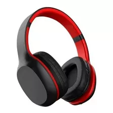 Headphone Groove Bluetooth Bt 5.0 Fone Preto E Vermelho