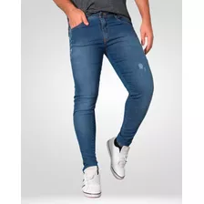 Calça Jeans Super Skinny Elastano Alta Qualidade Ajustada